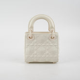 Christian Dior Micro Lady Dior White